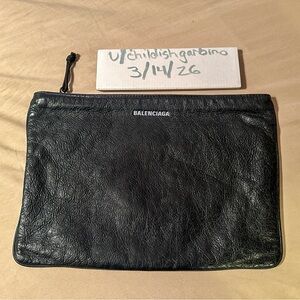 The Balenciaga Clutch in Lambskin